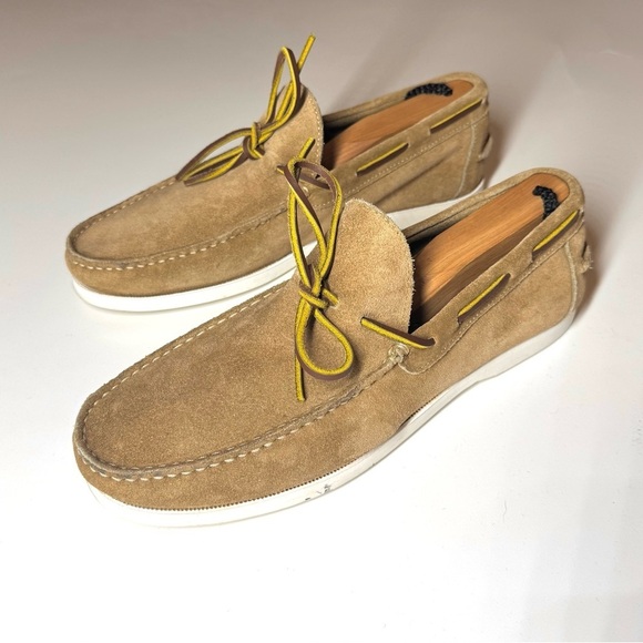 Sid Mashburn Men’s Camp Moccasin Tan Suede Shoes Size- 8 main image 9